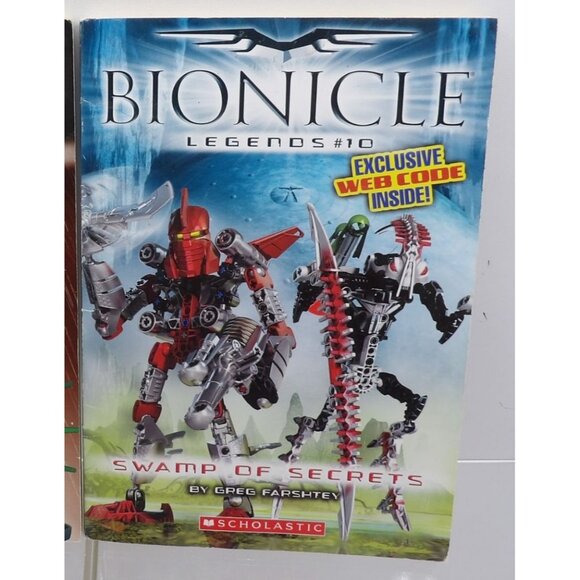 Set of 2 Bionicle Books by Greg Farshtey by Scholastic- Bionicle Legends #6 and - Picture 3 of 3